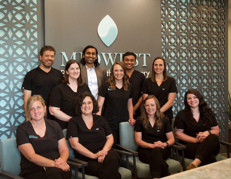 A Photo Op of all the Staff and Surgeons at Midwest Breast and Aesthetics Surgery
