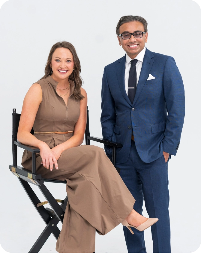 Kaitlyn and Dr Tiwari